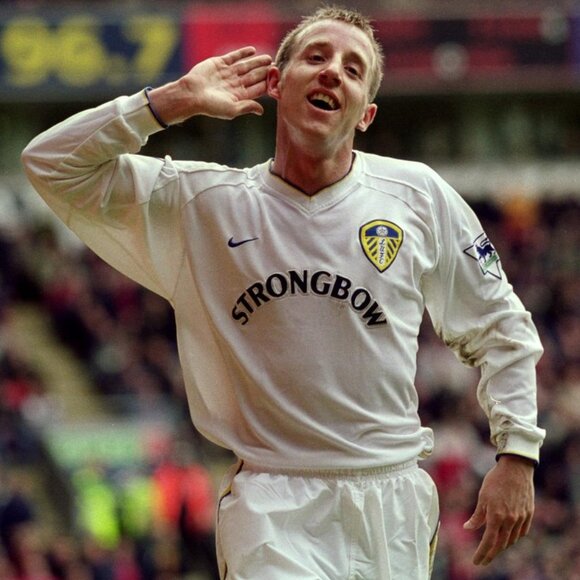 Nike LEEDS UNITED 2000-02 home football shirt long sleeve jersey XL Strongbow - Picture 1 of 16